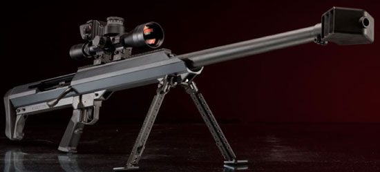 As lethal as this gun is, it probably hasn't killed as many people off the battlefield as a Dodge Viper. Image: Barrett.