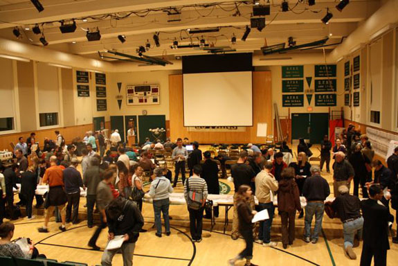 More than 100 people attended last night's workshop. Photo: Bryan Goebel.