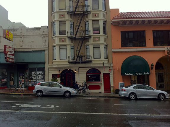 A parklet will soon grace the front of Farm:Table on Post Street. Photo: Luke Stewart