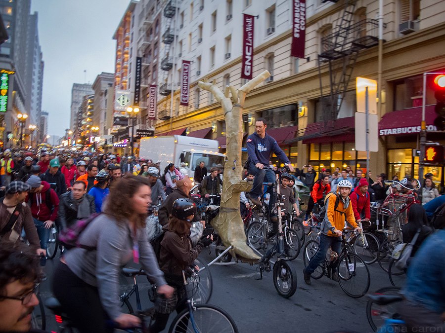 Critical Mass and Car-Free Market Street