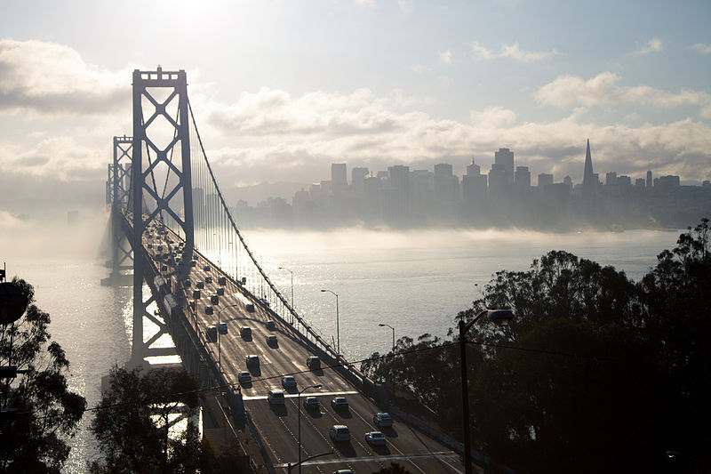 ‘Transbay the Hard Way’ Ride Underscores Lack of Bike Lane on Oakland Bay Bridge