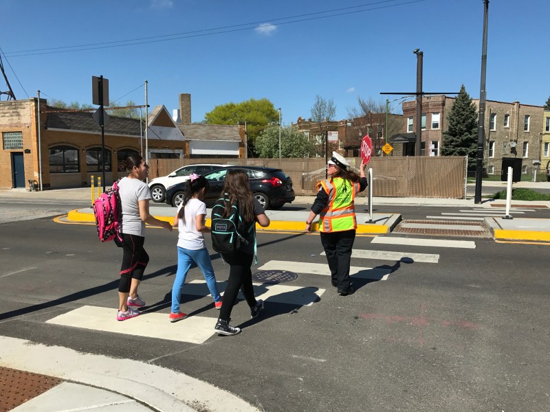 Ana the Crossing Guard Confronts Dangerous Drivers to Keep Kids Safe