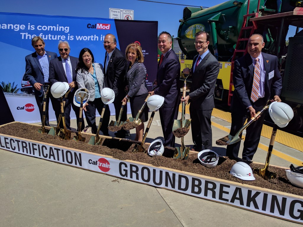 Caltrain Electrification Groundbreaking