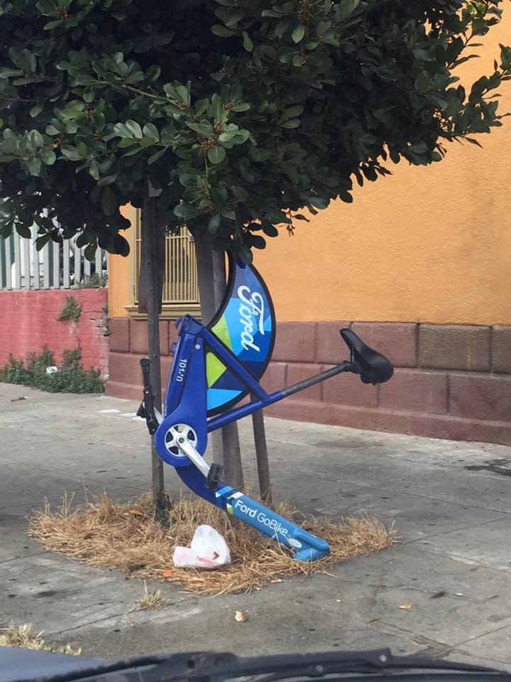 Bike Share Takes a Beating