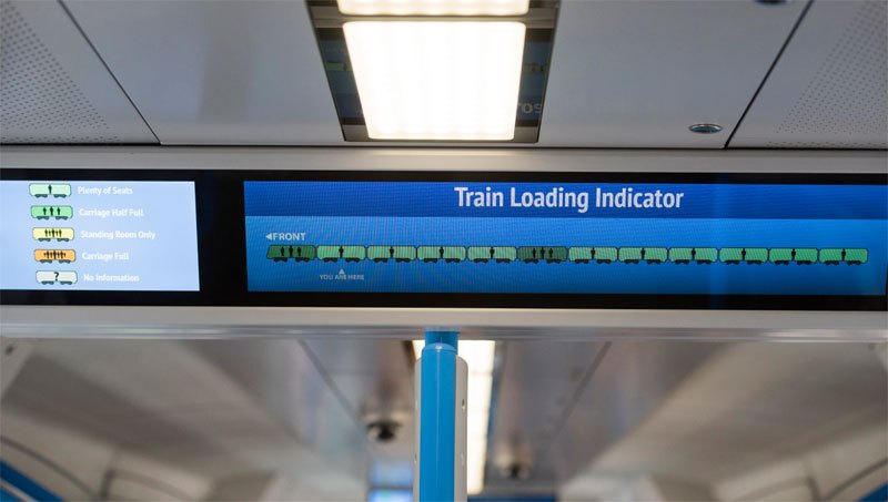These London Trains Have Real-Time Displays to Reduce Crowding