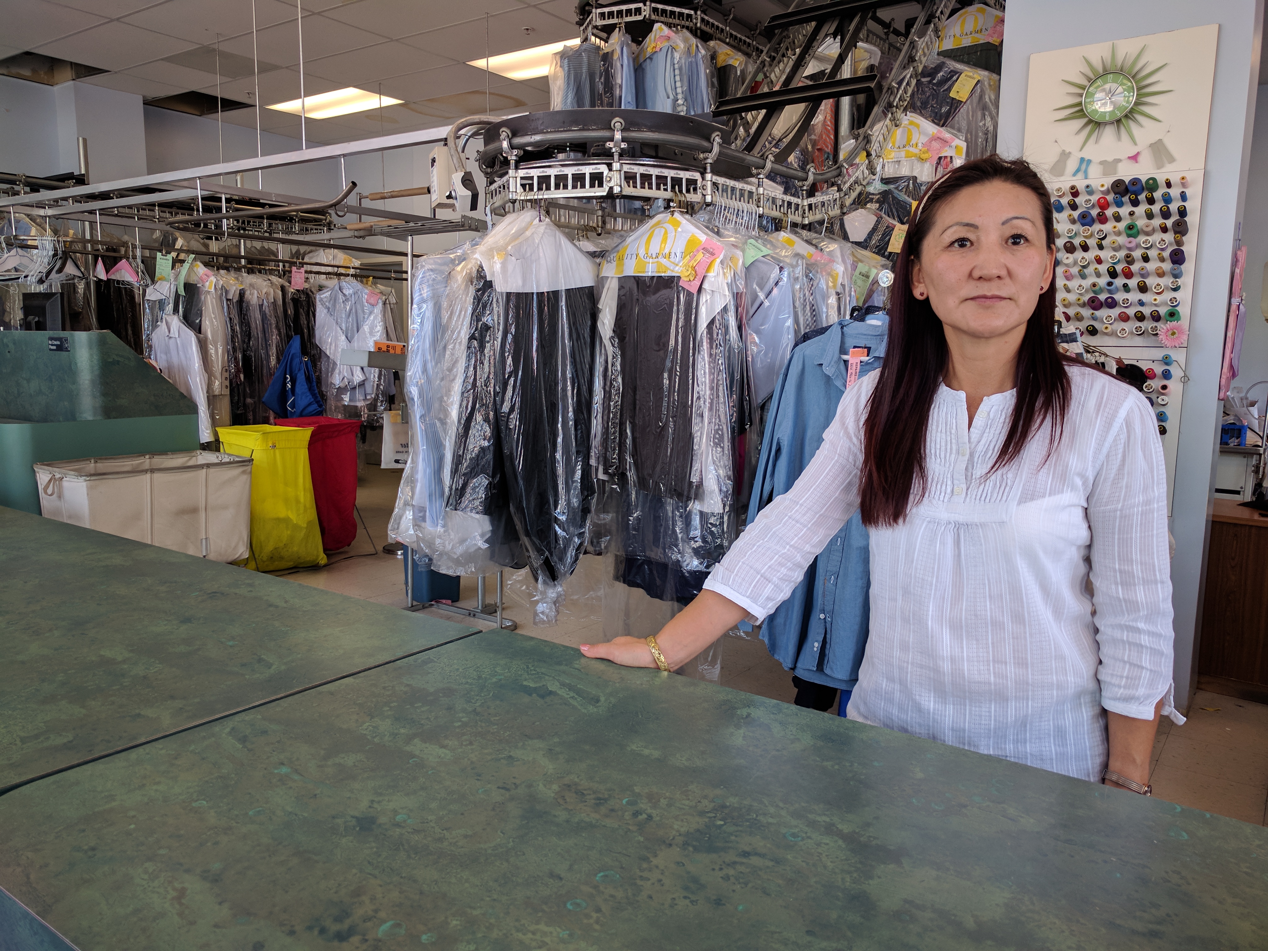 Angela Jigmed in her shop.