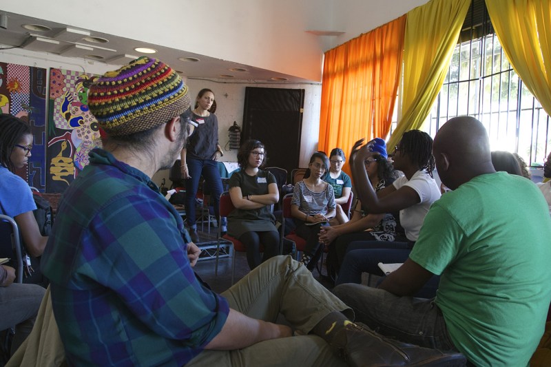 Mobility Justice Advocates Gather in Leimert Park for Untokening California