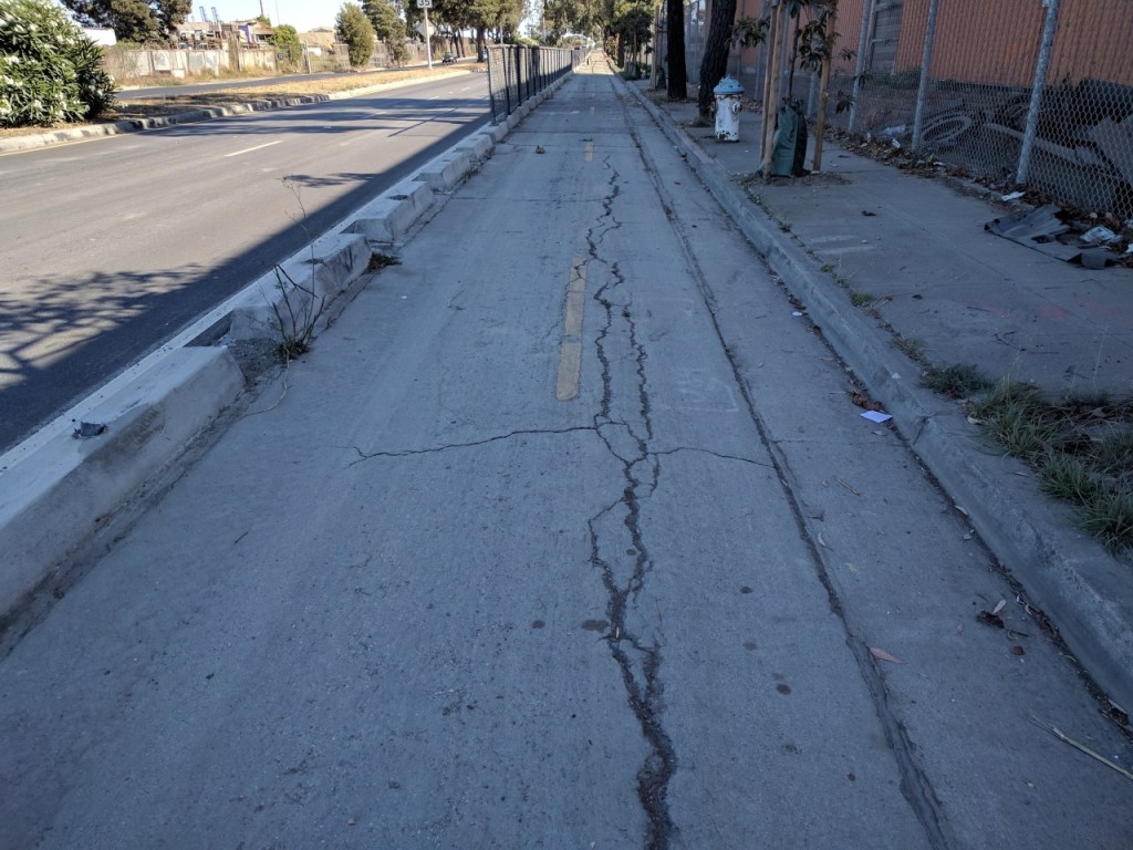 City Lets Cargo Way Protected Bike Lane Fall Apart