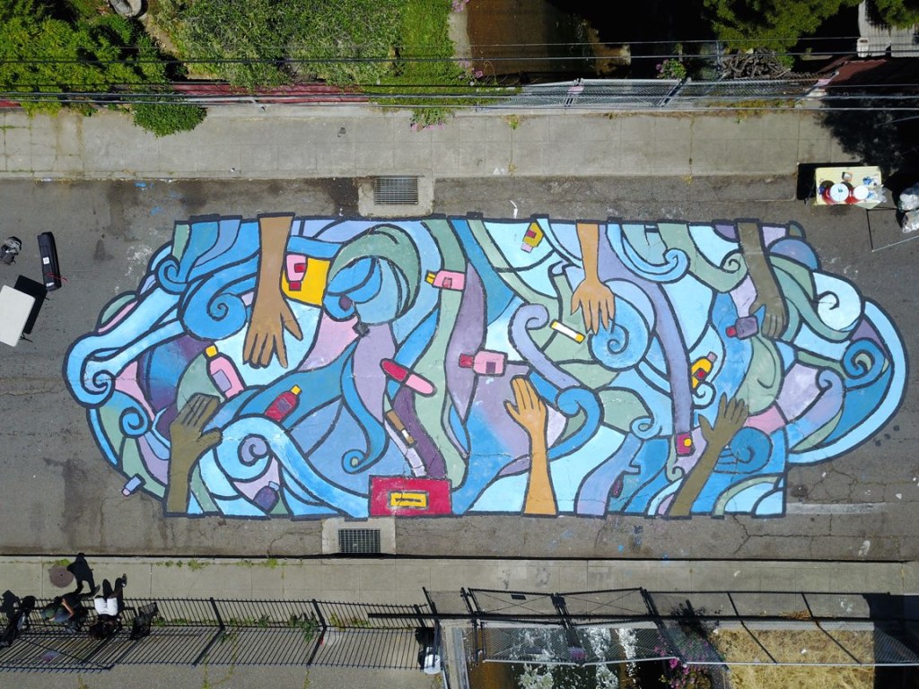 Eyes on the Street: First “Paint the Town” Mural Hits the Streets of Oakland