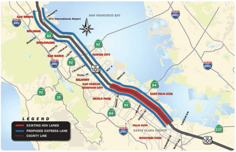 Highway Boondoggles: US 101 Expansion in San Mateo, California