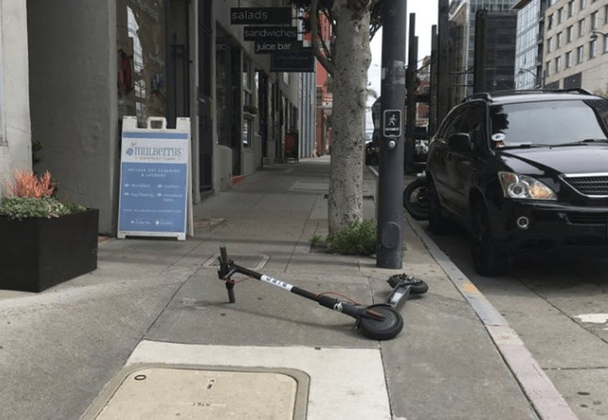 Stiffer Fines for Illegally Parking a 20-pound Scooter than a 20,000-pound Truck?