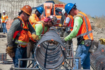 HSR construction, seen here in Kings County, is continuing throughout the state. Photo: CAHSRA
