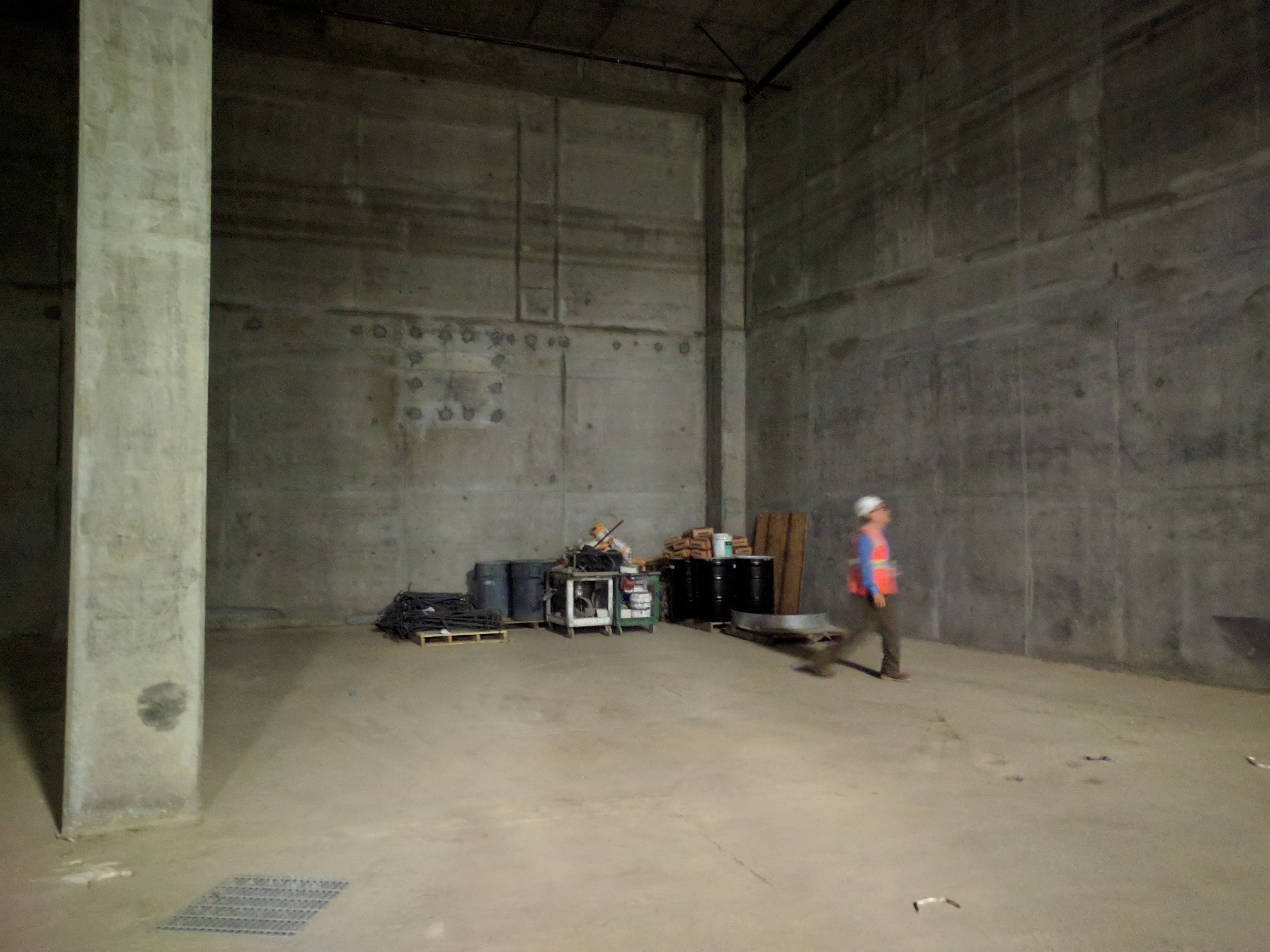 Entryway for one of the six tracks feeding in from the DTXX
