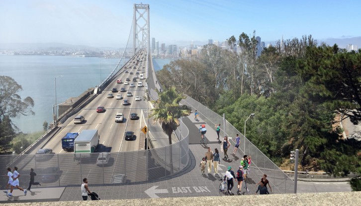 Plans Advance for Bay Bridge Bike/Ped Path to San Francisco