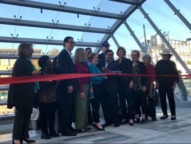 Thursday's Ribbon Cutting Ceremony. Photo: BART