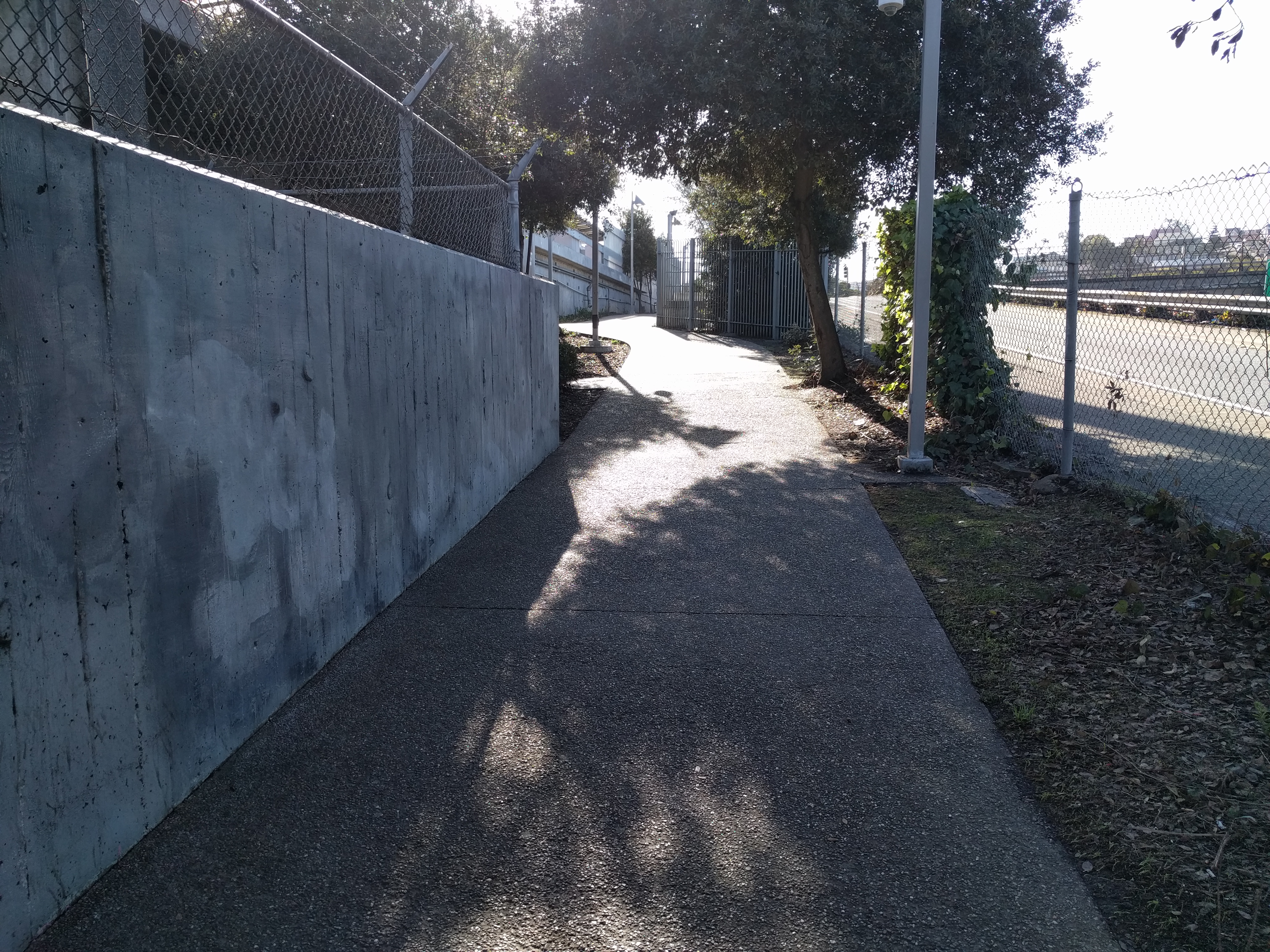 The old passageway on the westside has several sets of stairs