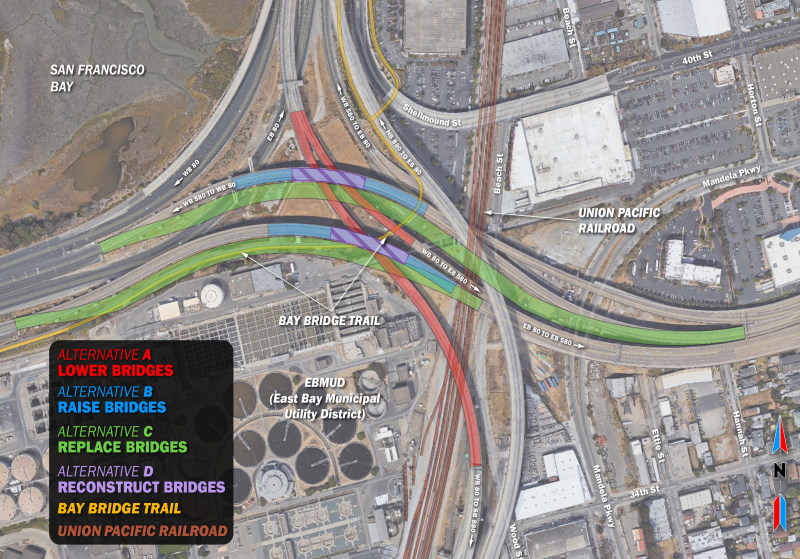 Advocates Want Protected Bike Lanes to Mitigate Caltrans Ramp Construction