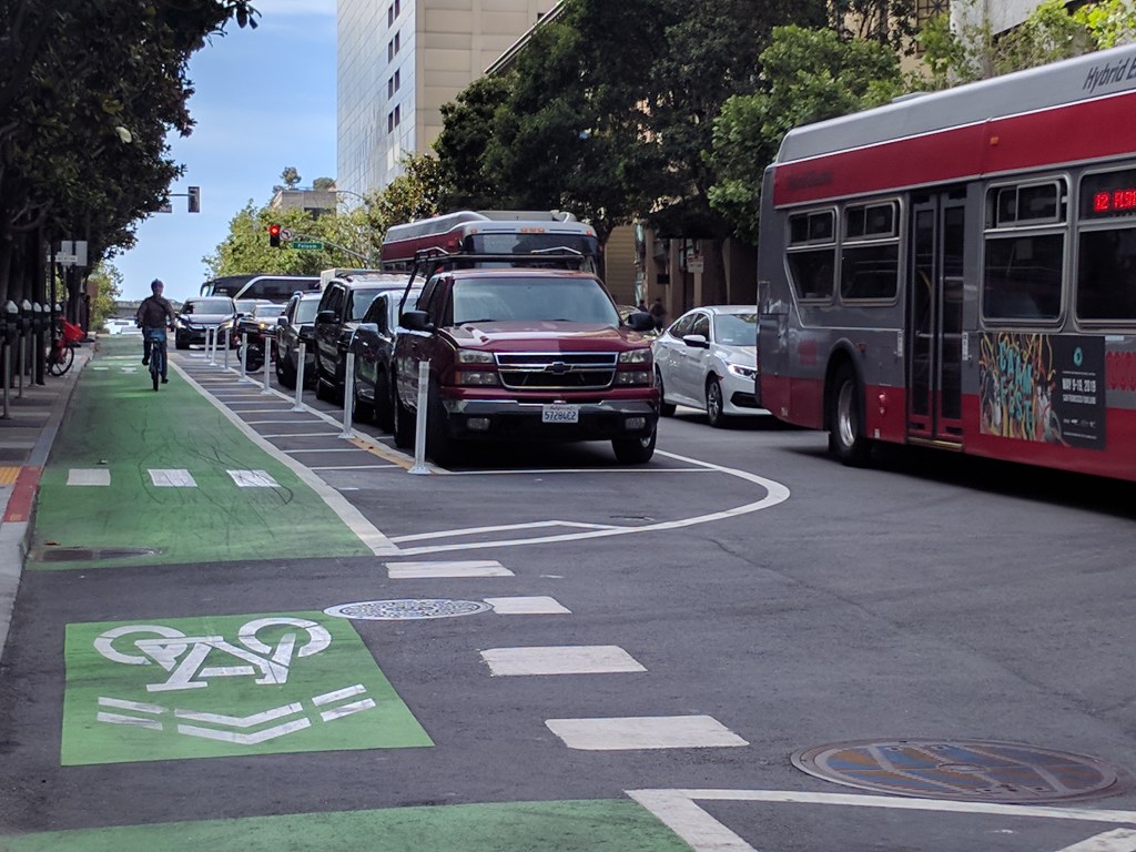 Eyes on the Street: 2nd Street Bike Lane with No Cars or Trucks Parked on it?