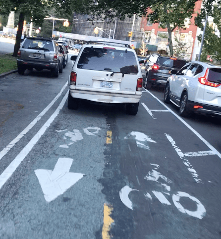 In Case You Need a Reminder: This is How Drivers Treat Bike Lanes