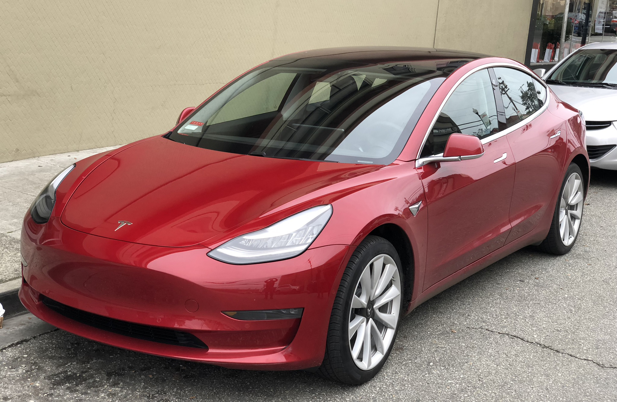 So plop down over $50,000 on a Tesla, and the state will subsidize the purchase. A bike... nope. Photo: Wikimedia Commons
