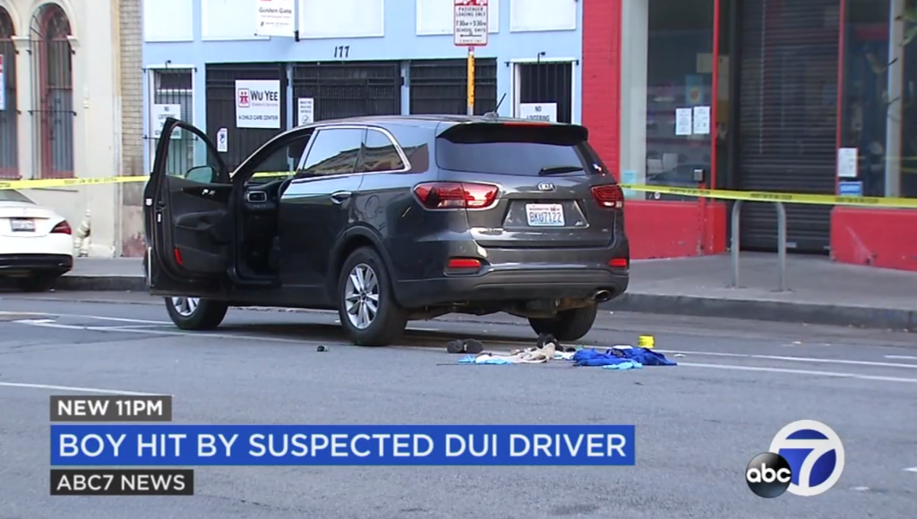 12 Year Old Boy Hit by Motorist in Tenderloin