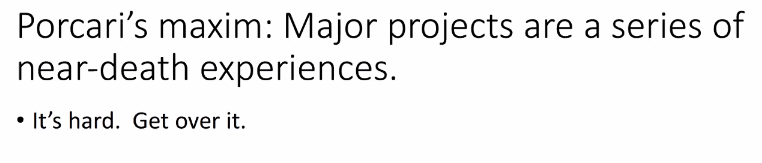 From Porcaris's presentation