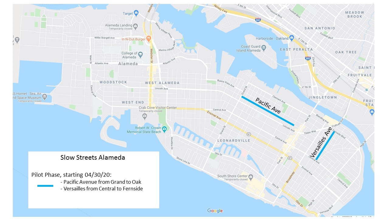 Slow Streets Alameda information page