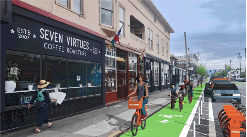 How to Get Skeptical Business Owners On Board With Protected Bike Lanes