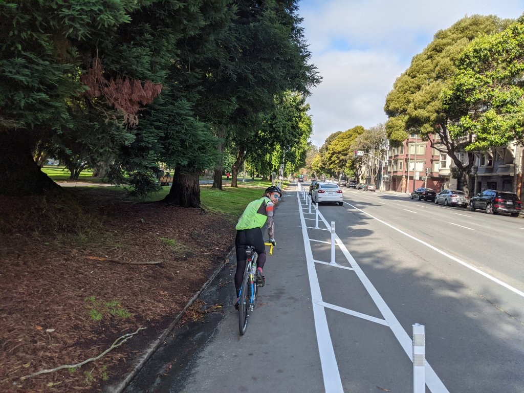 Fell Protected Bike Lane Opens, Telegraph Still in Trouble