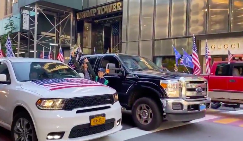 Chaos and Fear as Trumpists and a Domestic Terrorist Take Over Roadways