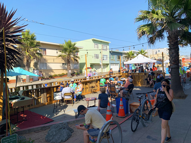 A 'shared space' on Taraval. Photo: SFPlanning
