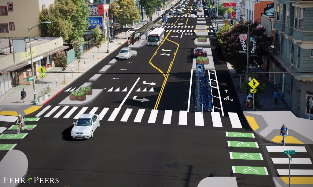 Bike East Bay Wants Your Help Saving Telegraph’s Protected Bike Lanes