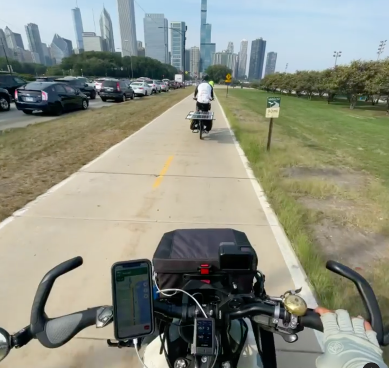 The solar-powered e-bike project SunPedal Ride makes a pit stop in Chicago