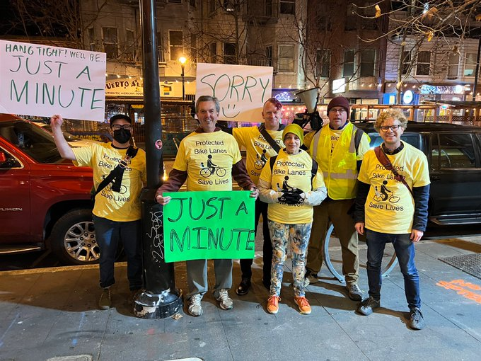 Valencia Street ‘Just a Minute’ Pilot Protest