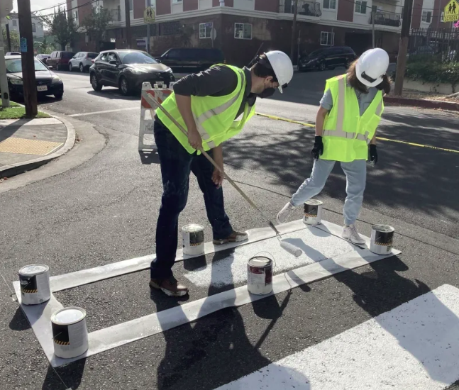 Crosswalk Collective L.A. Posts Instructions for DIY Crosswalks
