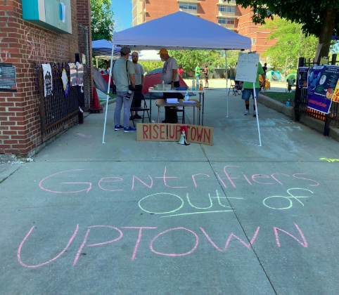 Activists Block Development of a Parking Lot