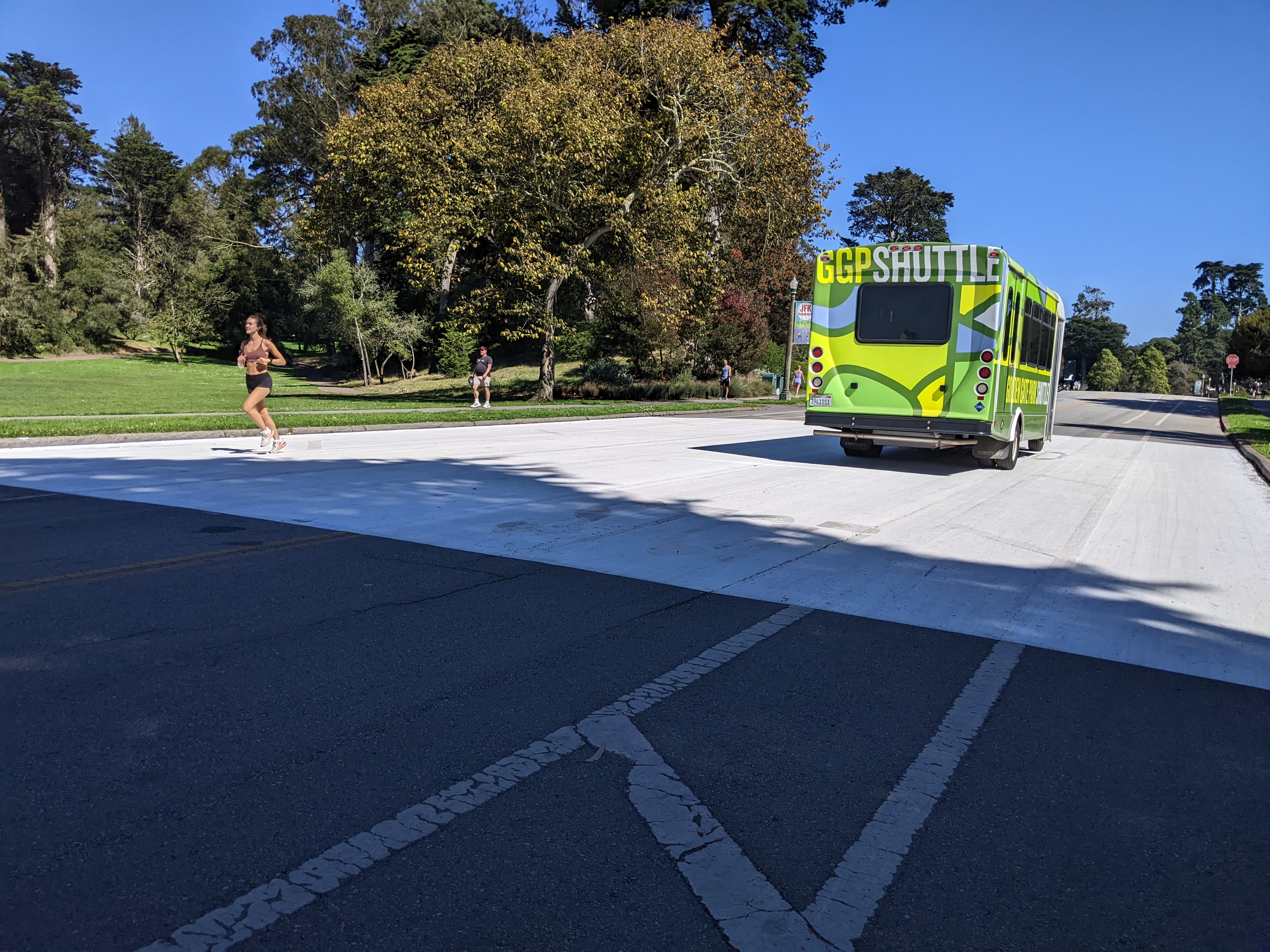 The free access shuttle.