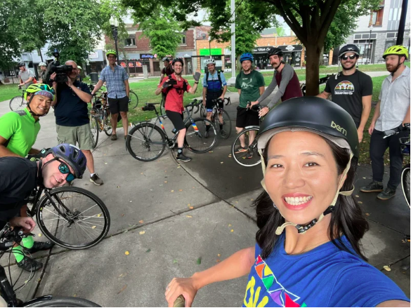 Mayor Wu, Bike Commuter