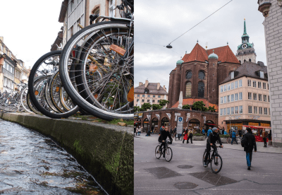 Cycling Through COVID-19: Freiburg and Munich