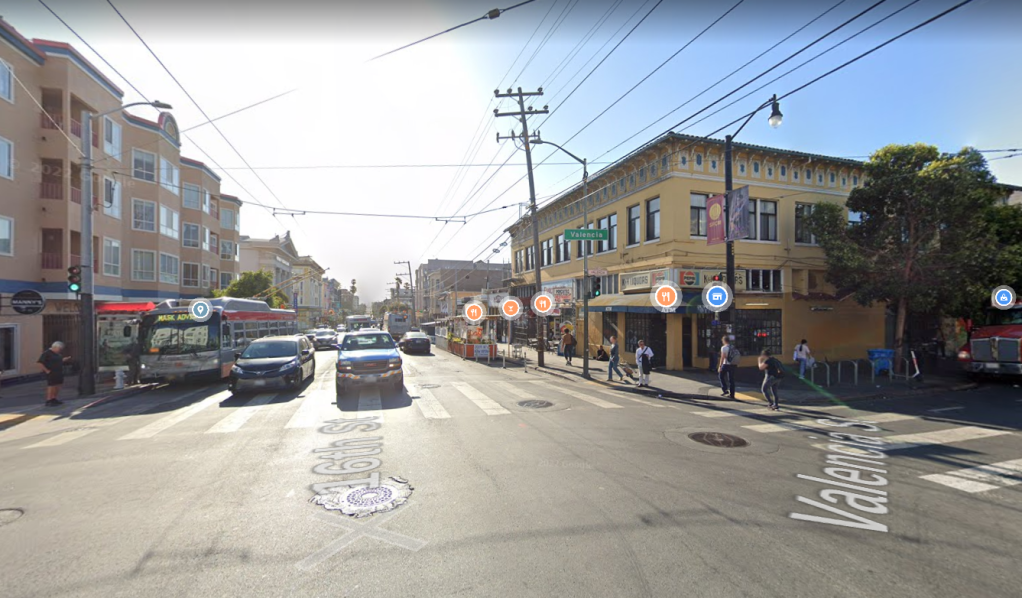 Motorist Kills Woman at Valencia and 16th