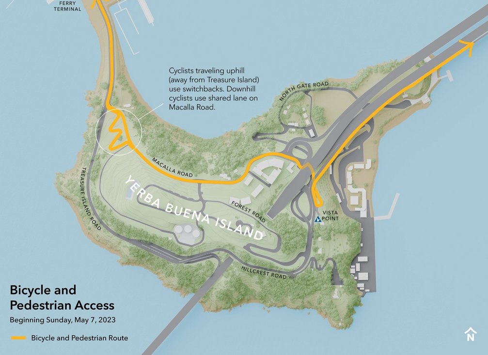 Ribbon Cutting Will Open Bike Access to Treasure Island Seven Days a Week