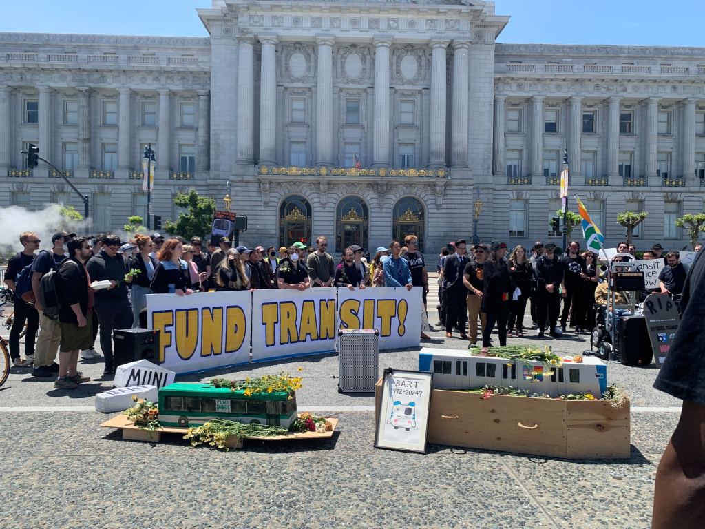 Advocates and Officials Rally to Save Transit