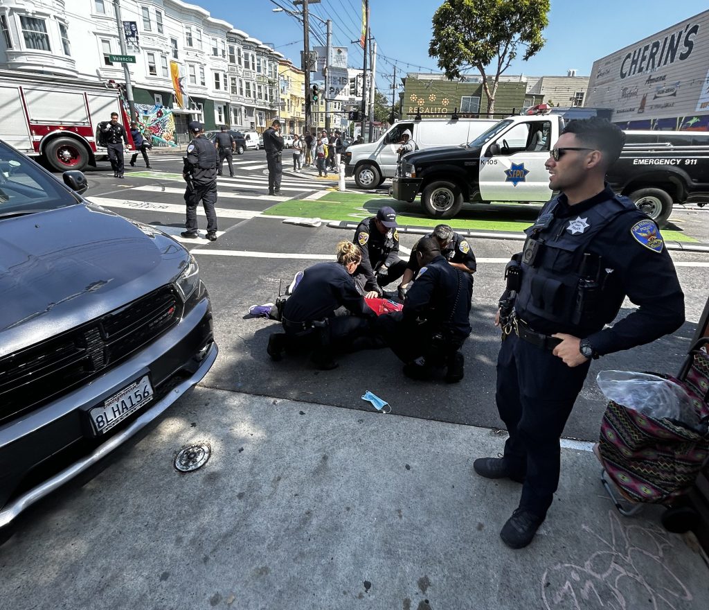 Motorist Kills Pedestrian on Valencia