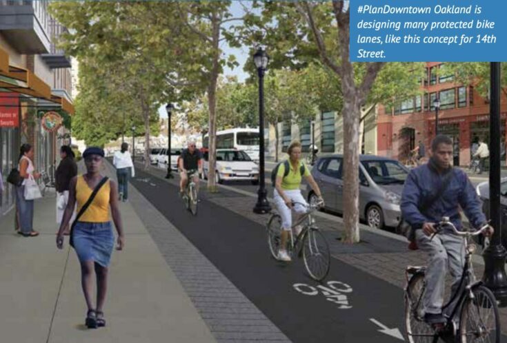 The Long Journey to the Groundbreaking of Oakland’s 14th Street Protected Bikeway