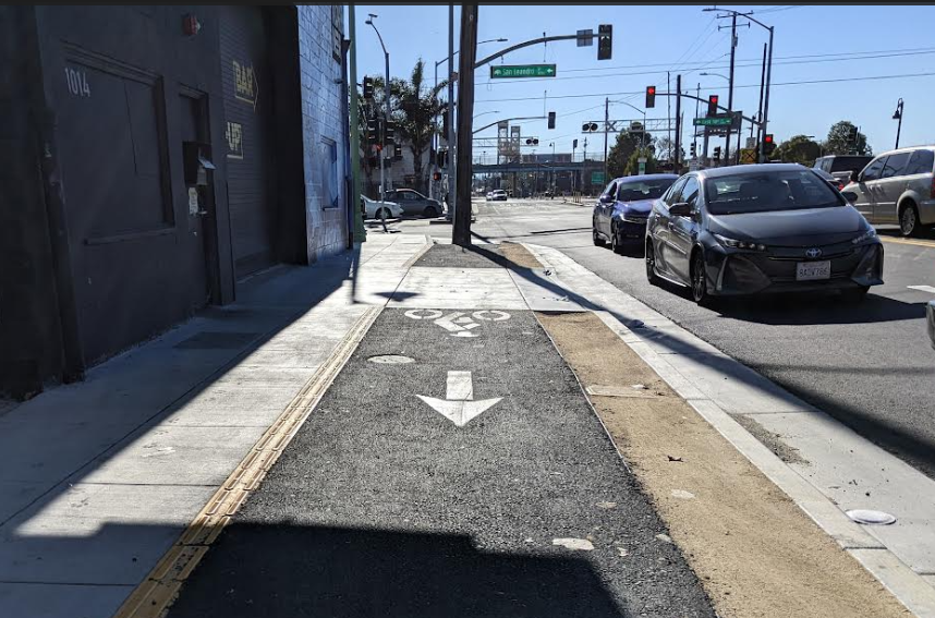 Oh Oakland, Did you Really Leave a Telephone Pole in a Bike Lane?