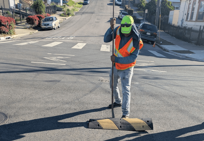Oakland Crews Remove Speed Bumps, Eliminate Sideshow Deterrent