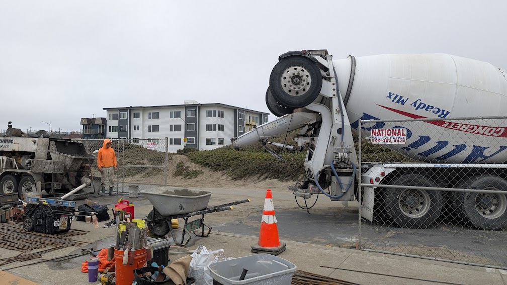 Sunset Dunes Update: Concrete  Poured for Sloat Gateway Skate Park