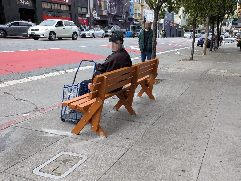 Advocates Install Bus Benches in San Francisco