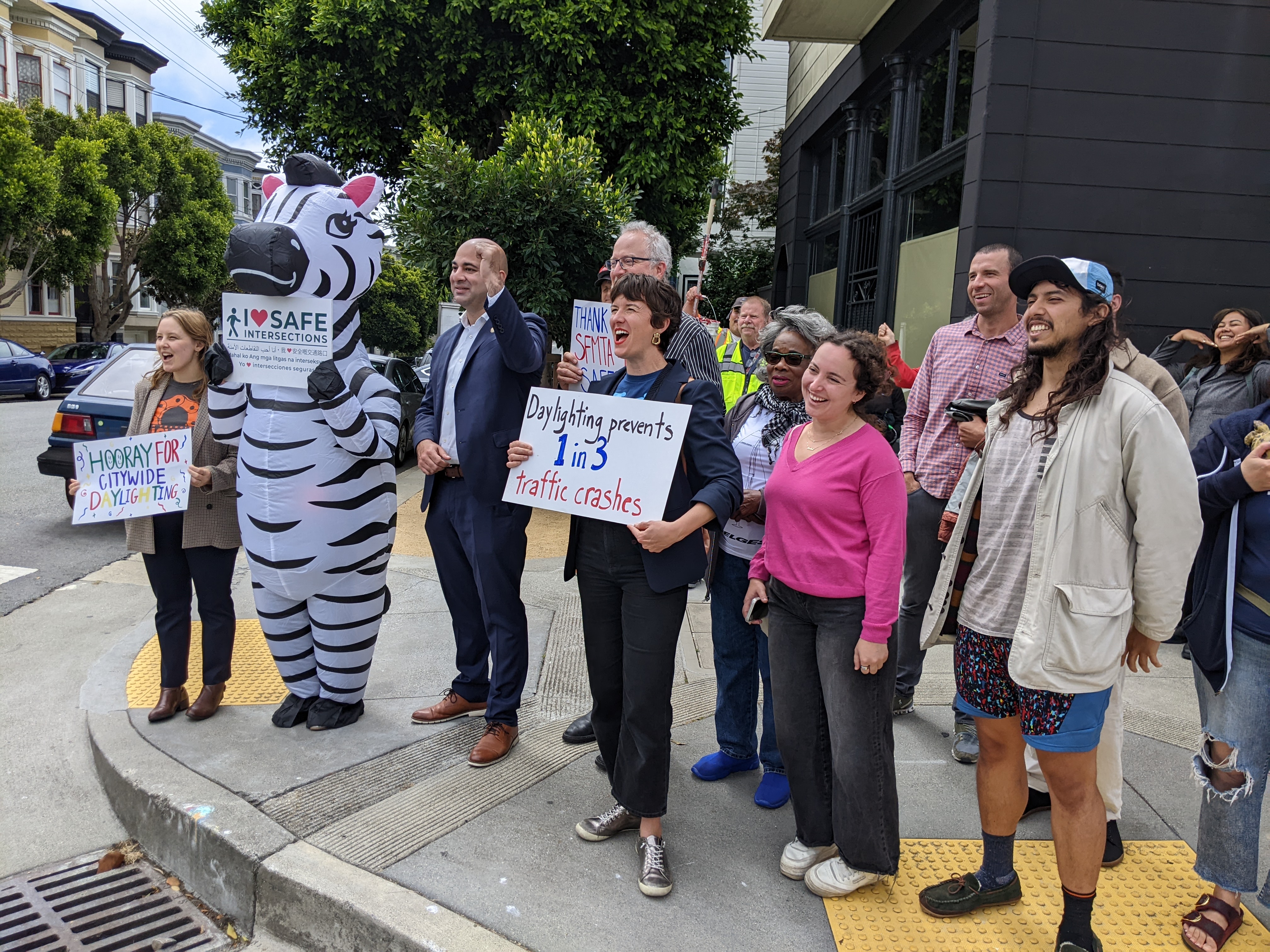Intersection Daylighting Push Begins in Earnest - Streetsblog San