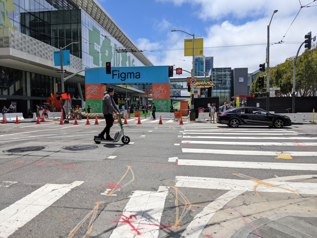 Howard Street Protected Bike Lane Blocked Again, No Detour Provided